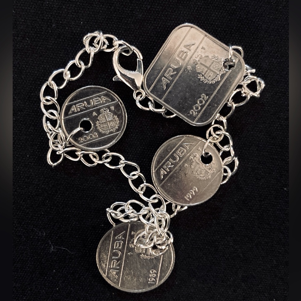 Aruban Florin Coins Bracelet 🇦🇼